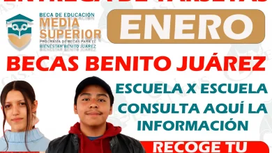 ¡Nueva lista de escuelas! Consulta la lista de escuelas y acude por tu medio de pago: Becas Benito Juárez