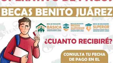 ¡Atención alumnos! Fecha y monto del último OPERATIVO DE PAGOS de la Beca Benito Juárez