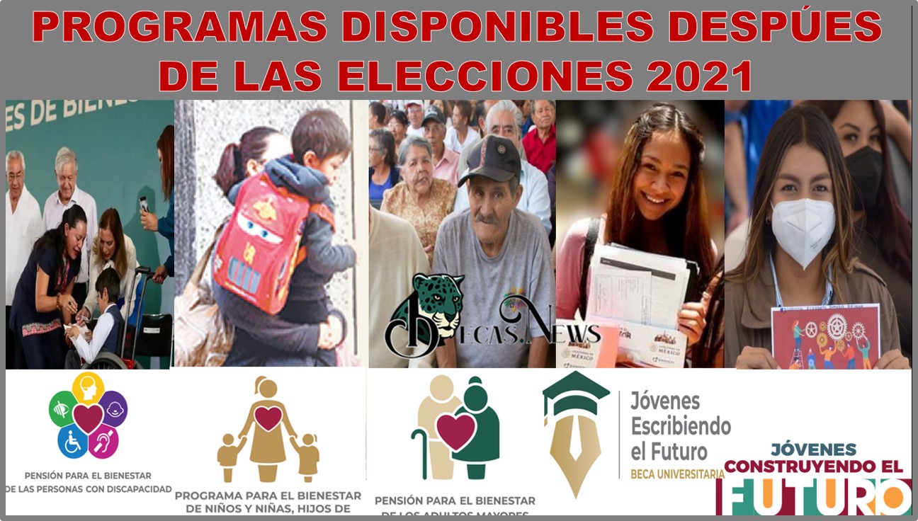 PROGRAMAS DISPONIBLES DESPÚES DE LAS ELECCIONES 2022