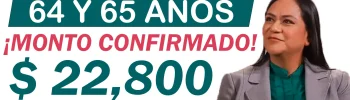 ¡Monto confirmado! Estos son los adultos mayores que recibirán la cantidad de $22,800 pesos en febrero | Consúltalo aquí: Pensión Bienestar