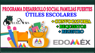 Programa Desarrollo Social Familias Fuertes con Útiles Escolares 2022-2023: Convocatoria, Registro y Requisitos