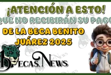 ¡ATENCIÓN A ESTO!...ESTOS SON LOS ESTUDIANTES QUE NO RECIBIRÁN SU PAGO DE LA BECA BENITO JUÁREZ EN EL 2025 