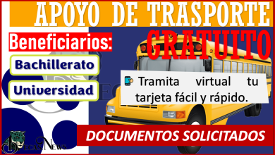 ¡ESTUDIANTES! Realiza tu registro al Apoyo de Trasporte GRATUITO; Bachillerato y Universidad