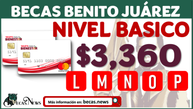 ¡ATENCIÓN BENEFICIARIAS! Becas Benito Juárez Nivel Básico; Depósitos Bancarios L, M, N,O, P,