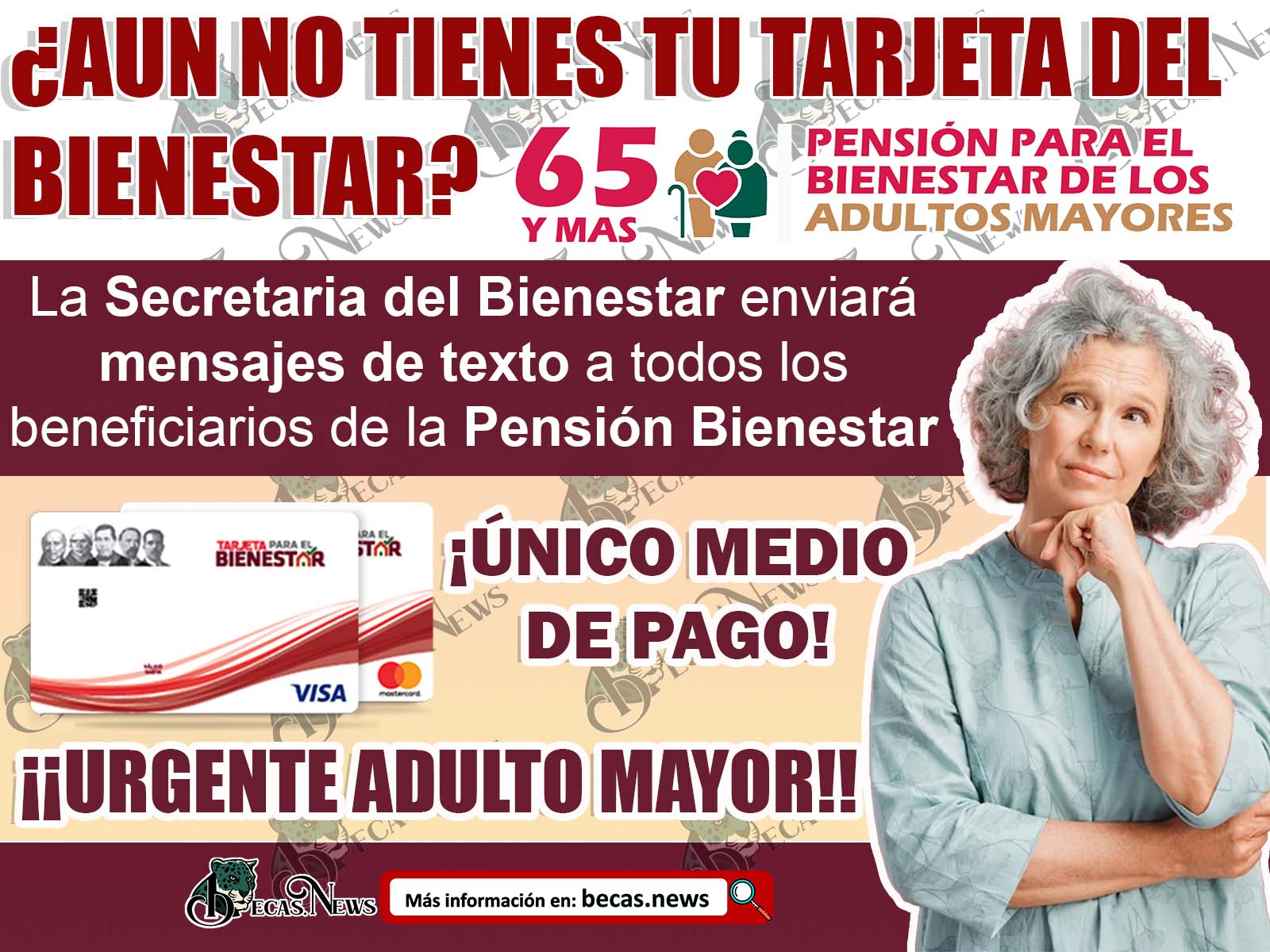 ¡AVISO URGENTE! Adultos Mayores Recibirán Mensajes de la Secretaria del Bienestar; Este es el motivo