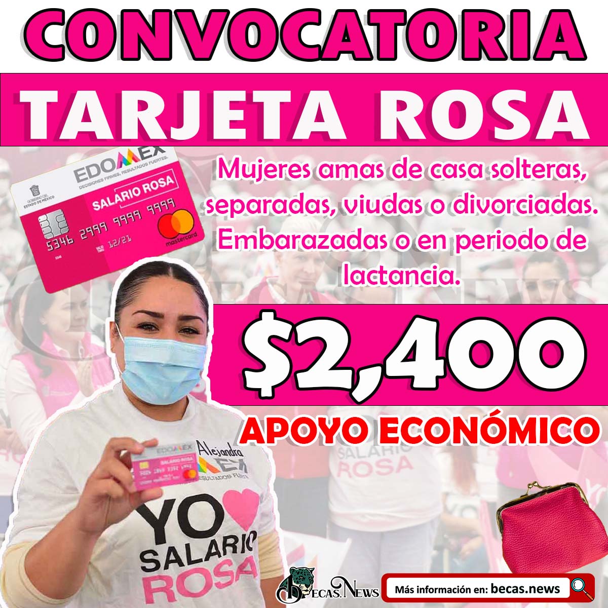 Regístrate al Salario Rosa 2023; Convocatoria y Documentos 
