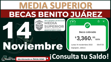¡Atención Hoy inicia! Operativos de Pago Becas Benito Juárez Nivel Media Superior 14 Noviembre