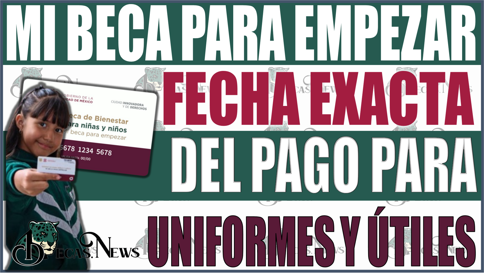 ¡Atención! Mi Beca para Empezar 2024: Descubre la fecha exacta del pago para Uniformes y Útiles Escolares