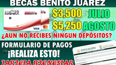 ¡EXCELENTES NOTICIAS! Entrega de Pagos Pendientes Becas Benito Juárez de 3 mil 500 pesos o hasta $5,250
