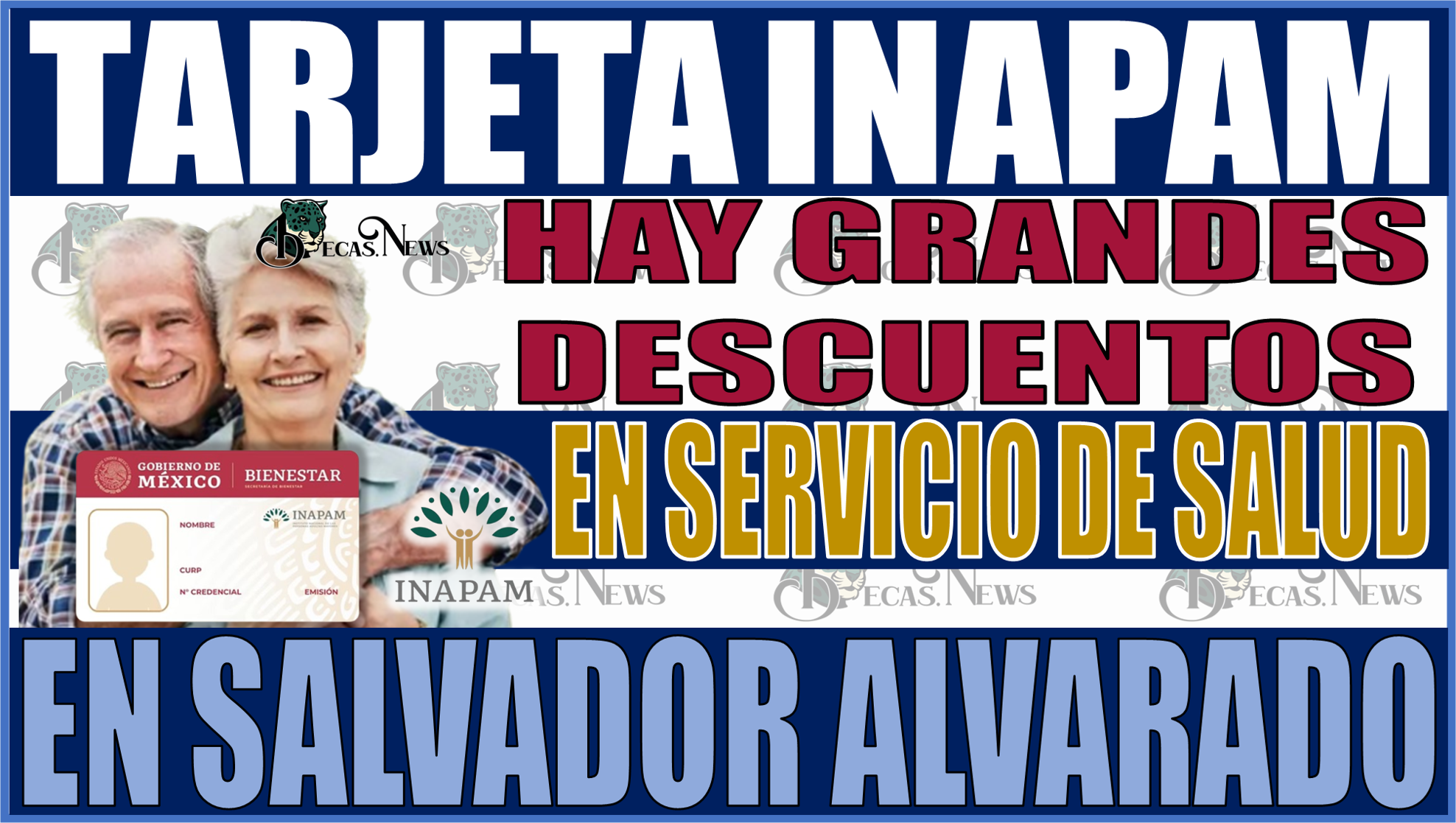 ¡Grandes descuentos en servicios de salud para Adultos Mayores en Salvador Alvarado gracias a INAPAM!