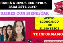 ¡MUJERES CON BIENESTAR NUEVOS REGISTROS PON ATENCIÓN!