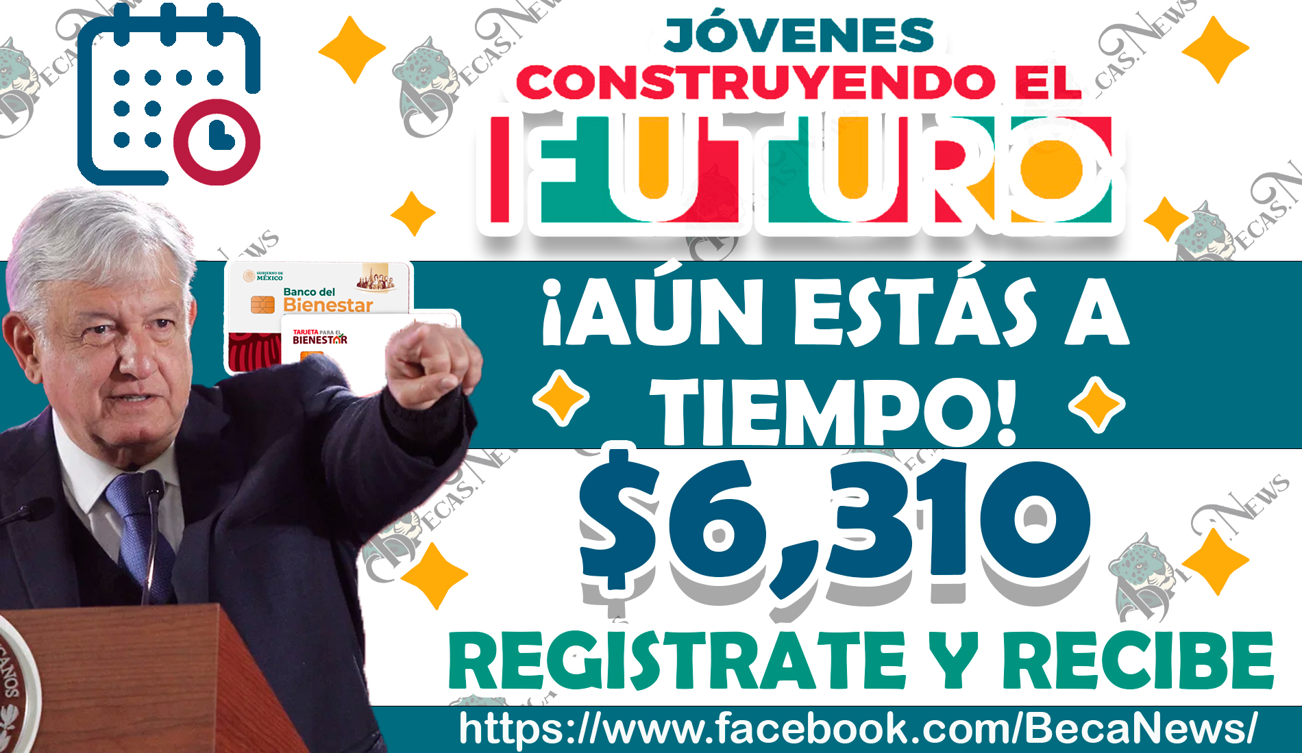 ¡NO DEJES PASAR LA OPORTUNIDAD DE VINCULARTE A JÓVENES CONSTRUYENDO EL FUTURO Y RECIBIR $6,310 MENSUALES