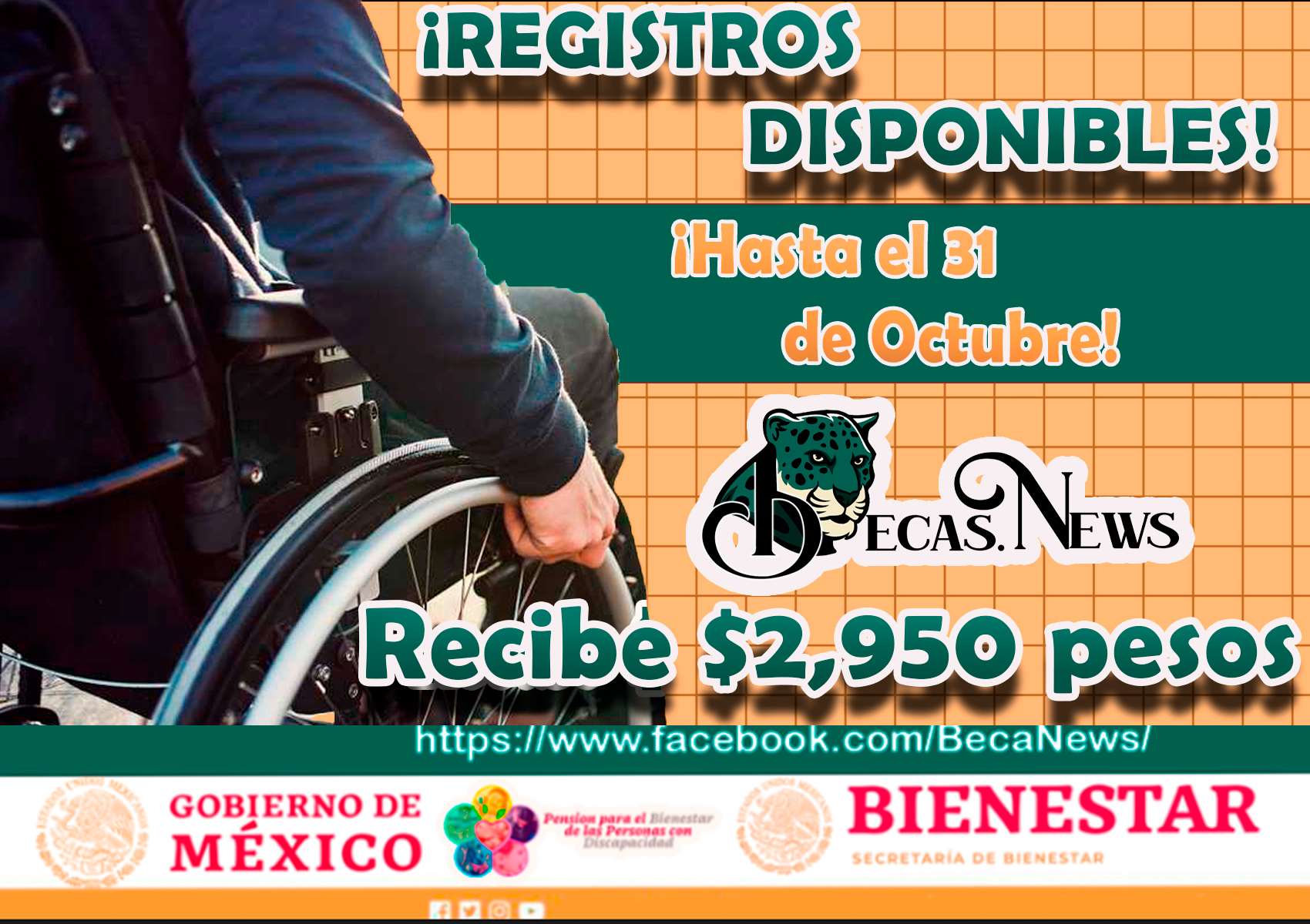 ¡QUE NO SE TE PASE! REGISTRO A LA PENSIÓN BIENESTAR DISPONIBLE HASTA EL 31 DE OCTUBRE