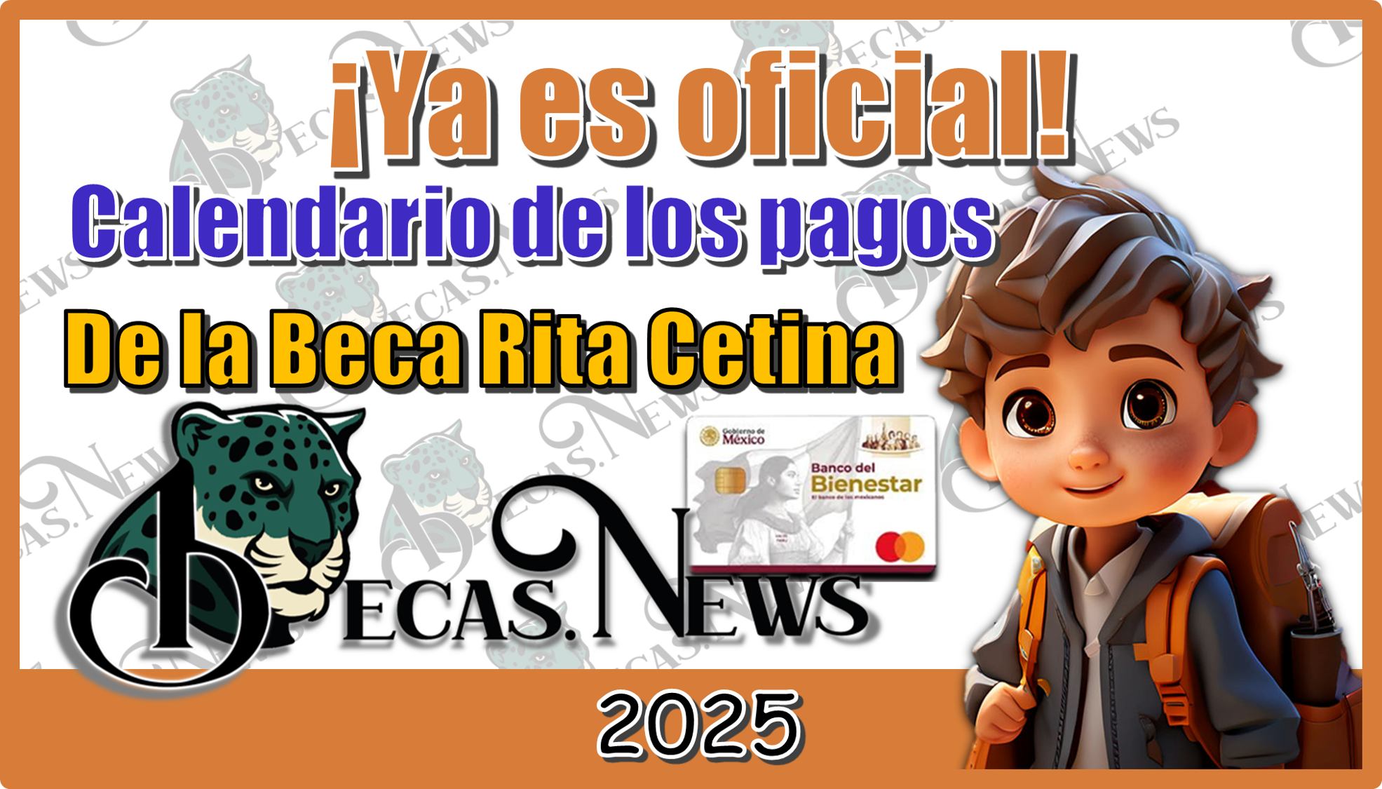 ¡Ya es oficial!…Calendario de los pagos de la Beca Rita Cetina 2025