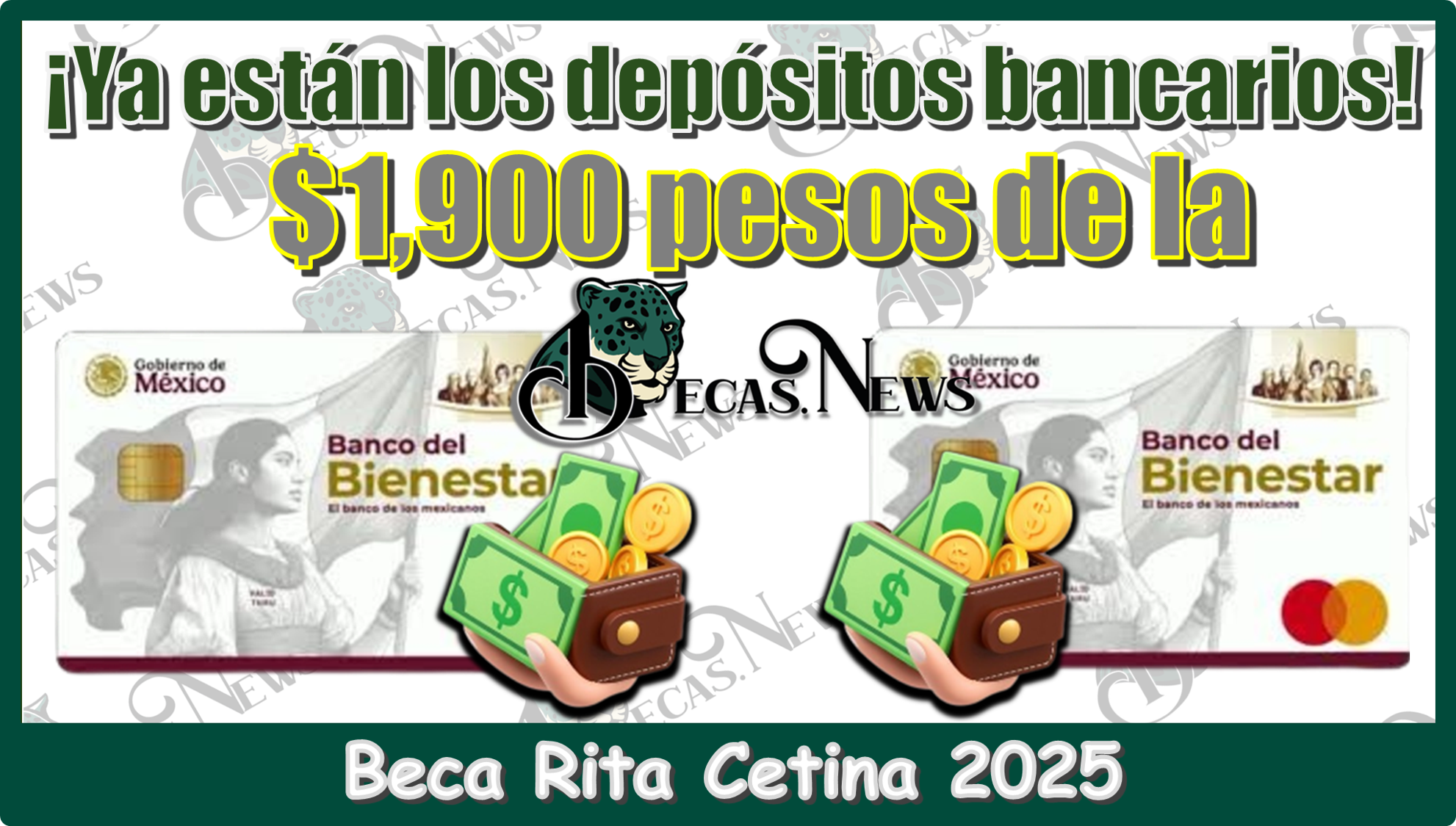 ▷ ¡Ya están los depósitos listos!…$1,900 pesos de la Beca Rita Cetina 2025 » 2025 BECAS.NEWS 🥇 ¡Ya están los depósitos listos!…$1,900 pesos de la Beca Rita Cetina 2025