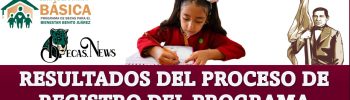 ¡¡Atención Becarios!! Resultados del Proceso de Registro del Programa Becas Benito Juárez 