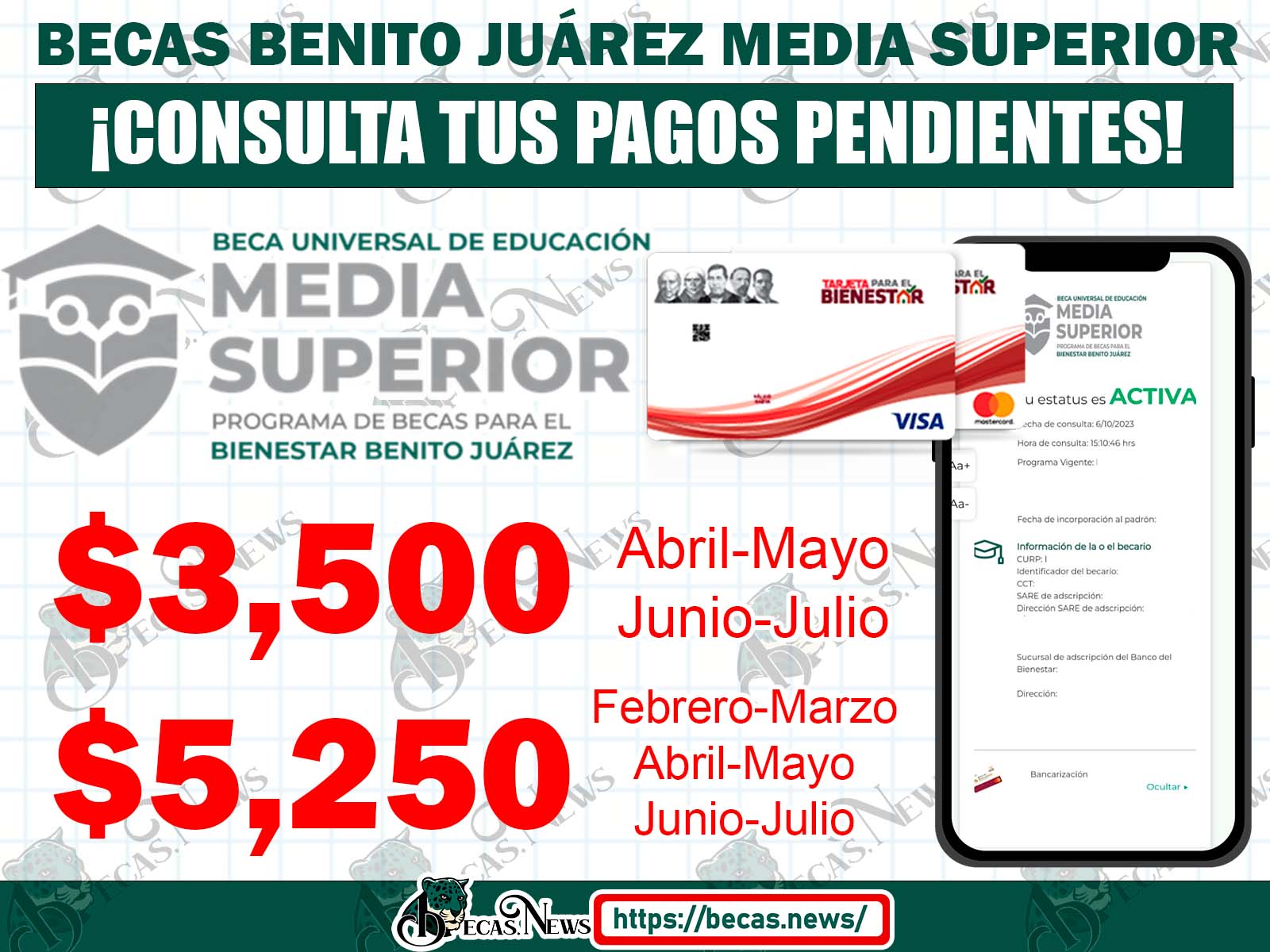 ¡¡CONFIRMADO Becas Benito Juárez!! Entrega de Pagos Triples Alumnos de Educación Media Superior