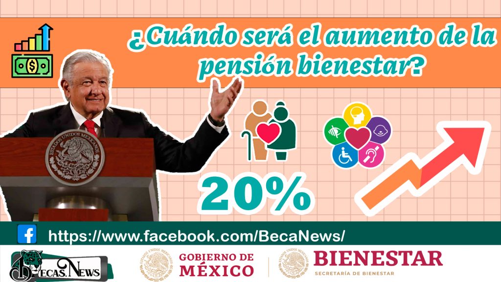 En esta fecha será el próximo aumento a la pensión bienestar para adultos mayores y personas con discapacidad