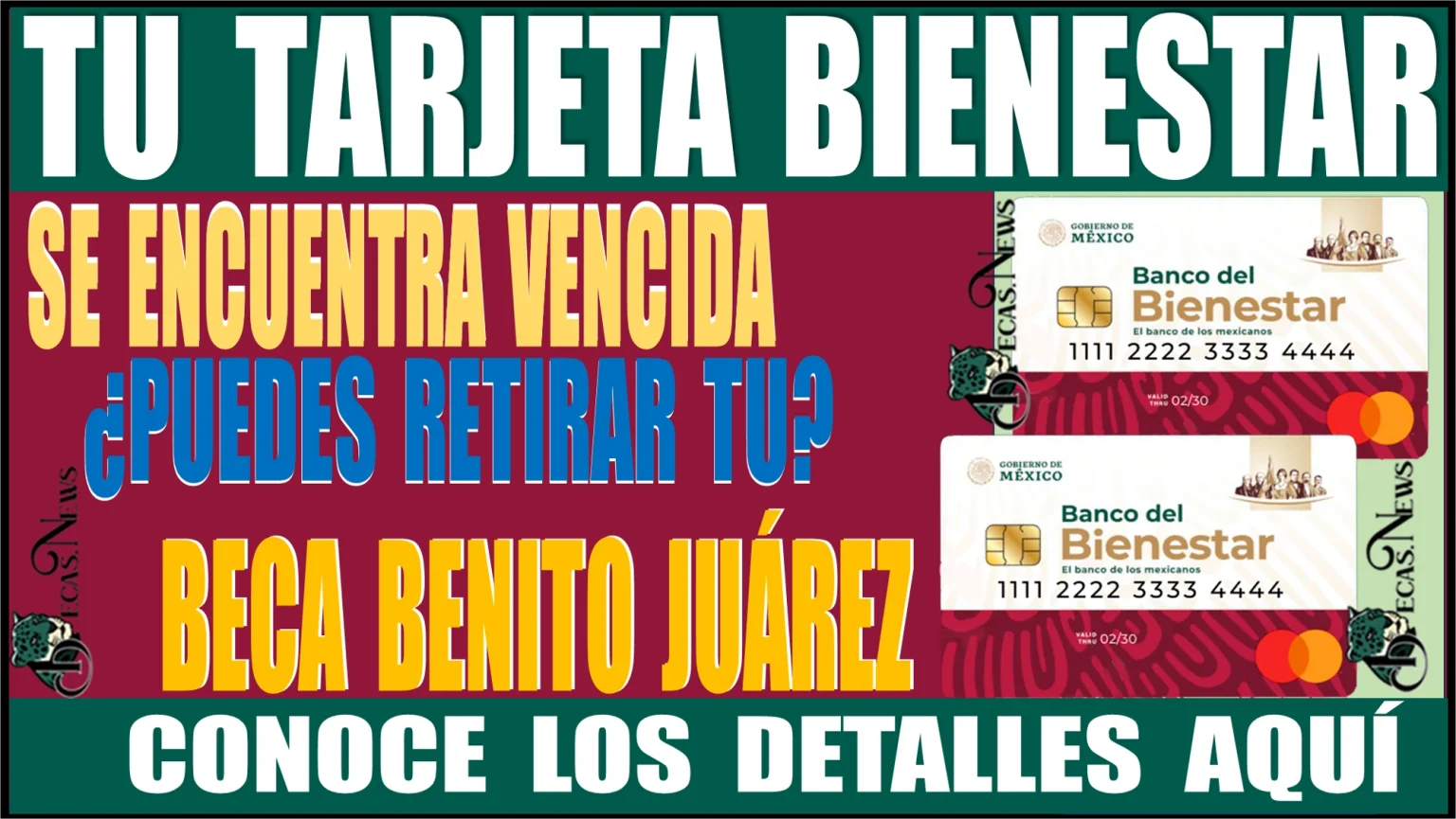 📢💳👨‍🎓👩‍🎓💸 TU TARJETA BIENESTAR SE ENCUENTRA VENCIDA | ¿PUEDES RETIRAR TU BECA BENITO JUÁREZ? | CONOCE LOS DETALLES AQUÍ 📢💳👨‍🎓👩‍🎓💸